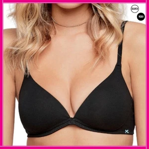 Reggiseno imbottito senza ferretto a triangolo cotone elasticizzato preformato - Foto 1 di 3