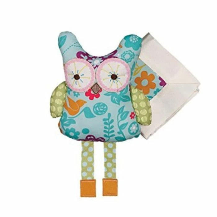 LOLLI LIVING HOOT OWL SOFTIE & SECURITY BLANKET SOFT DOLL TOY and BLANKIE SET - Image 1 of 4