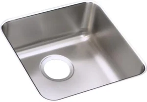 Elkay ELUHAD121255 Lustertone 14-1/2" Undermount Single Basin Stainless Steel Ki - Picture 1 of 1