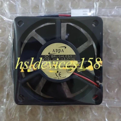 1pc ADDA AD0612LB-D70GL 12V 0.09A 6015 6CM 2-wire Cooling Fan - Image 1 of 2
