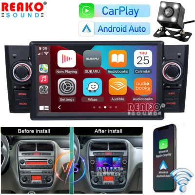 Per FIAT Grande Punto Linea 2007-2012 Android 12.0 Autoradio GPS NAVI CarPlay BT - Immagine 1 di 4