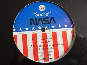 NASA - Secret 12" 1993 Vinyl Higher State Records Classic House Breaks 12HSD-12 - Foto 1 di 3