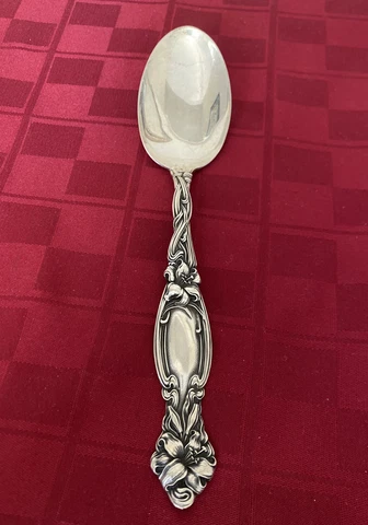 Simpson Hall & Miller Frontenac Lily Pattern Sterling Silver MED Serving Spoon Cover