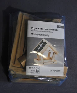 Bausatz für Vogel-Futterhaus Echtholz Vogelhaus DIY Vogelfutterhaus zum Hängen - Bild 1 von 2