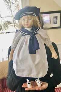 Artist Doll Collector Doll Sailor NWT Dolls by Pauline 1985 Lenci look - Picture 1 of 15