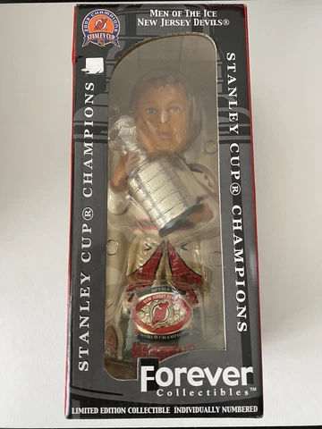 Forever Collectibles Martin Brodeur NJ Devils Stanley Cup Champions Bobblehead Cover