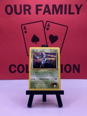 Brock's Zubat 24/132 Gym Heroes Regular Rare 1999 WOTC Pokémon TCG MP - Image 1 of 4