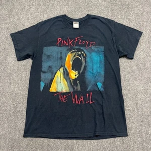 VTG Pink Floyd T-shirt Mens L Black Off the Wall Gildan Tour Band 90s - Picture 1 of 10