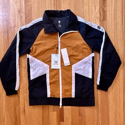 NWT Under Armour Athlete Recovery Jacket Windbreaker Womens S Orange Black Gym - Image 1 of 4