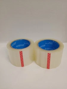 SPARTAN INDUSTRIAL 3" Wide Size Clear Packing Tape Heavy Duty Carton Shipping - Picture 1 of 6