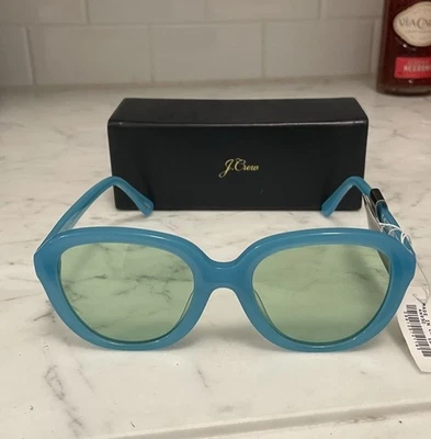 NUEVAS GAFAS DE SOL MUJER J CREW PALMA OVERSIZE EN AQUA  Foto 1 de 4