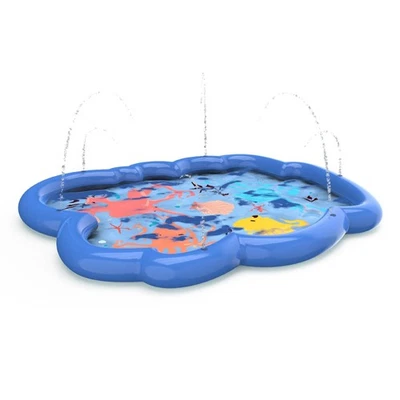 In The Swim Cipton Summer Rush Sealife Inflatable Splash Pad LSPSPLSHP107OP - Image 1 of 4