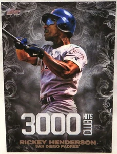 Rickey Henderson 2016 Topps 3000 Hits Club 3000H-15 - Imagen 1 de 1