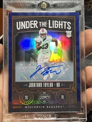 Jonathan Taylor Bajo las Luces Azul Paralelo Autógrafo 4/35 PERFECTO 🔥 Foto 1 de 4