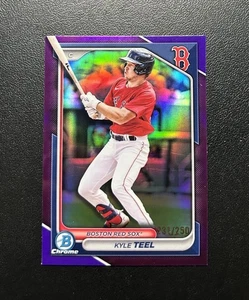2024 Bowman Chrome Kyle Teel Purple 231/250 #BDC-162 - Bild 1 von 2