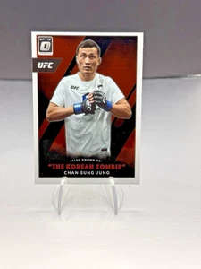 2022 Panini Donruss Optic UFC Also Known As #9 The Korean Zombie Chan Sung Jung - Picture 1 of 3