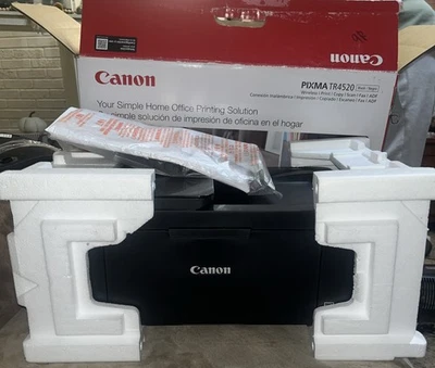New Open Box Canon Pixma TR4520 Wireless All-In-One Inkjet Printer - Image 1 of 4