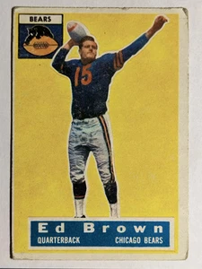 1956 Topps #23 Ed Brown (en muy buen estado) - Imagen 1 de 2