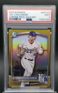 Bowman 2025 - Chrome Prospects Jac Caglianone #BCP-103 refractor de oro/50 (RC) - Imagen 1 de 2