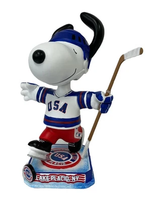 Snoopy USA Hockey Miracle on Ice Officially Licensed 7 Inch Bobblehead - Image 1 of 4