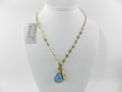 lonna & lilly золотистый камень и сглаз подвеска ожерелье, 32» + 3» exten - Изображение 1 из 3