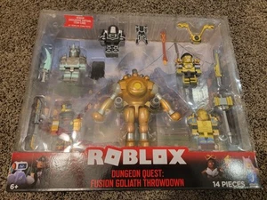 ROBLOX Dungeon Quest: Fusion Golaith Throwndown 14 Pieces, Missing Virtual Item - Picture 1 of 4