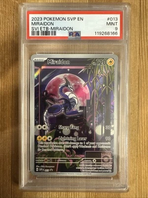 Miraidon - SVP013 - Pokemon Scarlet & Violet Promo Holo Card PSA 9 - Image 1 of 2