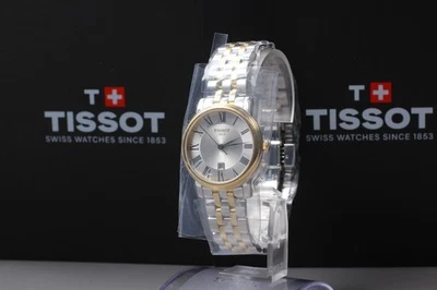 [Nuovo] Orologio da donna Tissot Carson T122.210.16.033.00 Roman Silver Quartz - Immagine 1 di 4