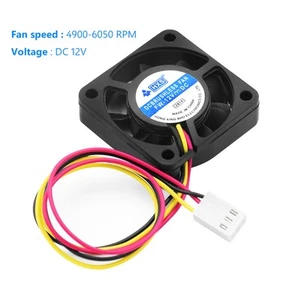 3 Wire Connector Fan 9 Blades Exhaust Blower Cooler 40mm CPU PC Case Heatsink - Afbeelding 1 van 4