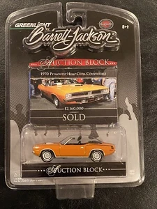 Greenlight Barrett Jackson Auction Block 1970 Plymouth Hemi Cuda Convertible - Picture 1 of 2