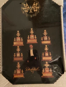 Vintage Dale Earnhardt 7 Time Winston Cup Champion Clock Plaque New Sealed. - Picture 1 of 5