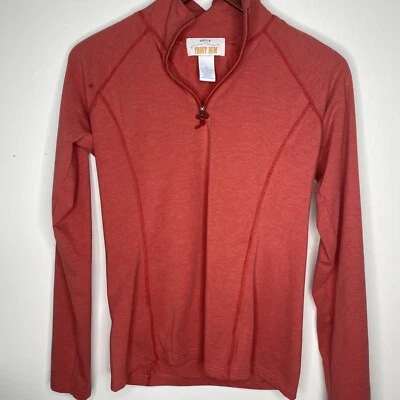 Camisa Orvis Trucha Vagabundo XS 1/4 Cremallera Rosa Top Manga Larga Senderismo Pesca Foto 1 de 4