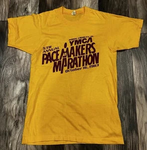 Vintage 1983 CVJM Pacemakers Marathon Shirt Size Medium - Bild 1 von 4