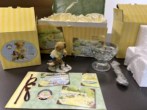 2007 Cherished Teddies Membearshp kit w/ CARDYN (girl w/ duck)  & ice cream dish - Picture 1 of 8
