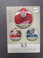 2002-03 Upper Deck Vintage Dominik Hasek Evgeni Nabokov Martin Brodeur #316 HOF