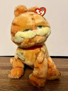 Ty Beanie Babies Garfield the Movie Cat 2004 Plush Stuffed Animal Tag Collar 6" - Picture 1 of 8