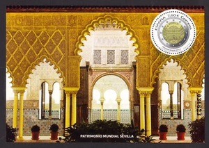 ESPAGNE - PATRIMOINE MONDIAL 2024 : SÉVILLE - ROYAL ALCAZAR - MIN. FEUILLE COMME NEUVE NH - Photo 1 sur 4
