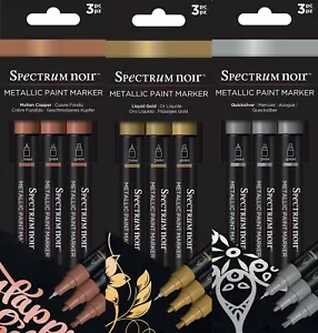 *NEU 2021* Spectrum Noir - Metallic Lackmarker (3 Stck.) von Crafters Companion - Bild 1 von 18