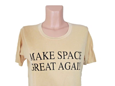 WILDFOX Hecho en Los Ángeles M Cuello Redondo Tejido Gofre Top HAZ ESPACIO GENIAL OTRA VEZ Foto 1 de 4