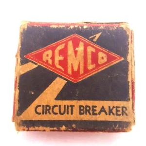 Antique RARE Remco Circuit Breaker 20 Amperes Original Box 2 Vintage Reynolds  - Picture 1 of 7