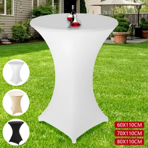 Stehtischhusse Stretch Stehtisch Ø 60 cm Husse Tisch Hussen Bistrotisch 1-5Stück - Bild 1 von 36