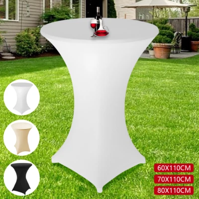 Stehtischhusse Stretch Stehtisch Ø 60 cm Husse Tisch Hussen Bistrotisch 1-5Stück - Bild 1 von 4