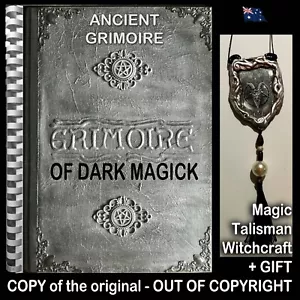 Antique Grimoire Manuscript Book Ancien Dark Magick Witchcraft Esoteric Occult 1 - Picture 1 of 24