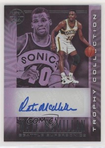 2019-20 Panini Illusions Trophy Collection Signatures Nate McMillan #TC-NMM Auto