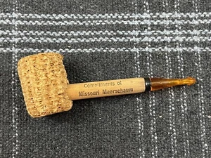 Vintage Compliments Of Missouri Meershaum Estate Pipe - Picture 1 of 6