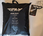 Fly Racing 479-8018X 2-Piece Rain Suit Black/Hi Viz Size: XL - New with Tags