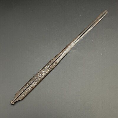 Japanese Antique Iron WARI-KOGAI HairDressing Tool Katana Koshirae Samurai Sword • 204.77$