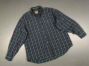 Men's Vintage Burberry Thomas Burberry Multicolor Check Shirt size XL VGC - Imagen 1 de 12