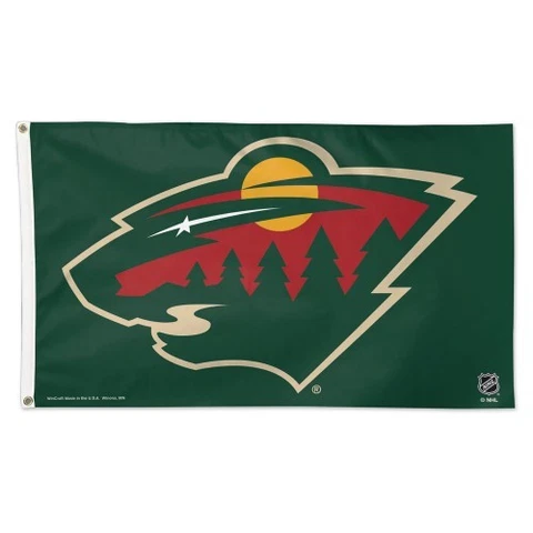 Minnesota Wild Deluxe Flag 3 x 5 Cover