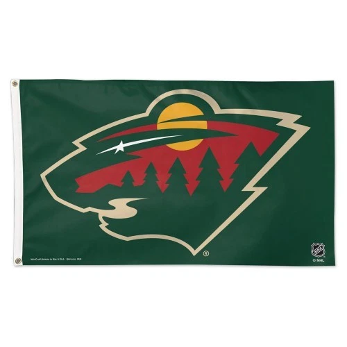 Minnesota Wild Deluxe Flag 3 x 5 - Image 1 of 1
